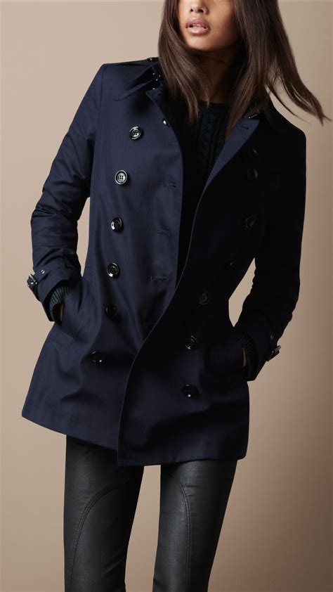 navy burberry coat|is burberry trench coat waterproof.